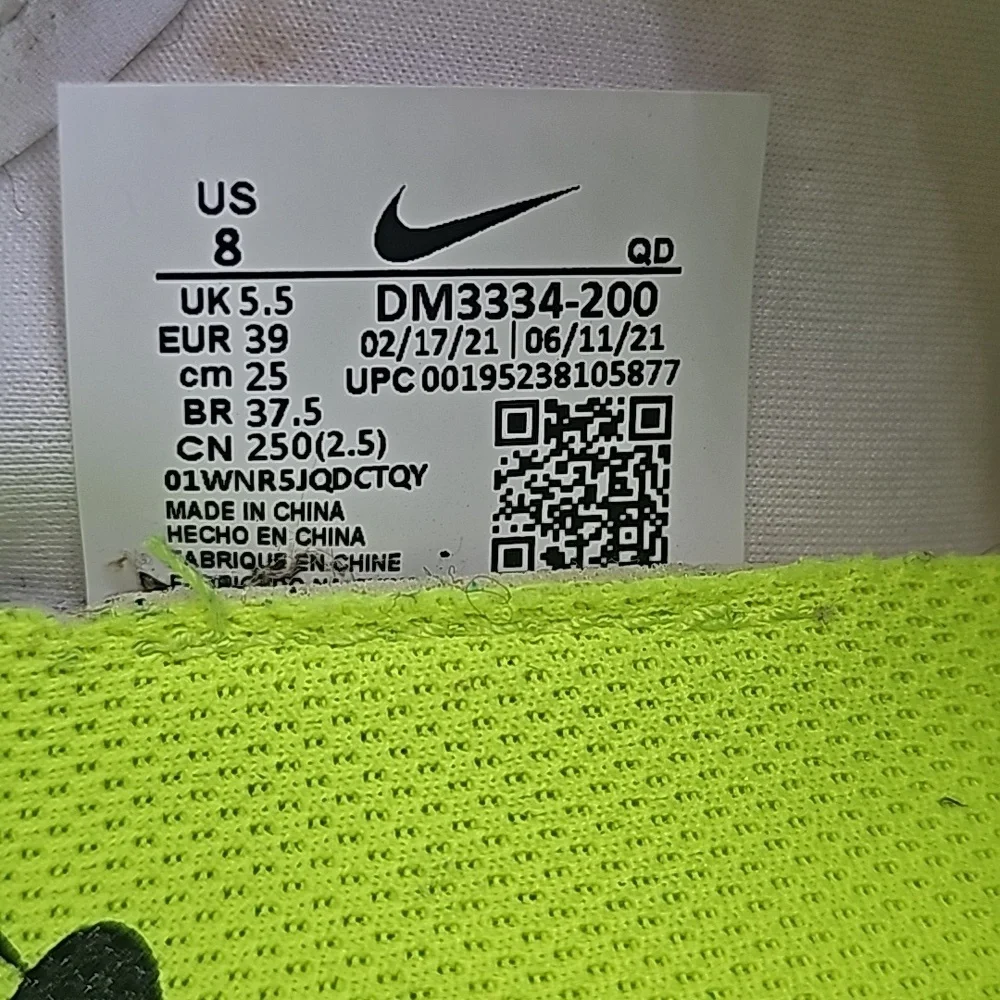 Nike Air Zoom Type Crater Running Trainers Shoes Sneakers Taupe White Mens 8 - Picture 8 of 8